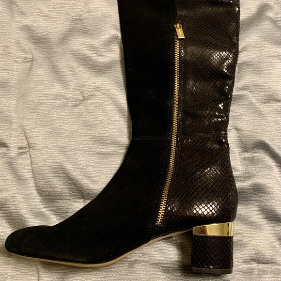 Rare Michael Kors Over The Knee Boots Black - Picture 8 of 9